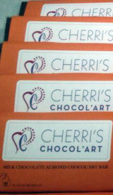 Milk Chocolate Almond Chocol'art Bar