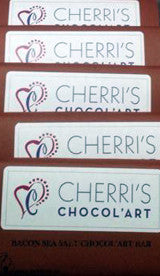Dark Chocolate Sea Salt -  Chocol'art Bar