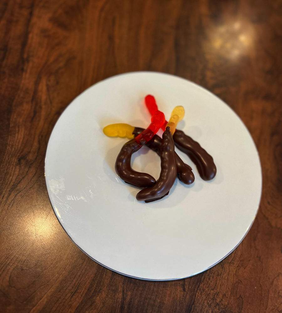 Chocolate Dipped Gummy Worms