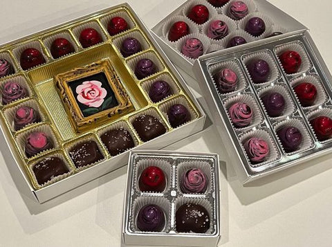 Valentine's Day Truffle Collection (4 piece box)